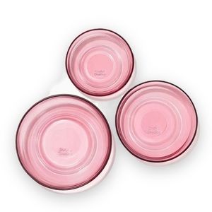 Social Studies Hostess Nesting Bowls Mauve Cottage MCM New in box Set of 3
